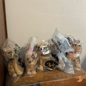 Taco Bell chihuahua talking dog set of five (5)